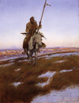  charles Works - A Cree Indian Indians western American Charles Marion Russell